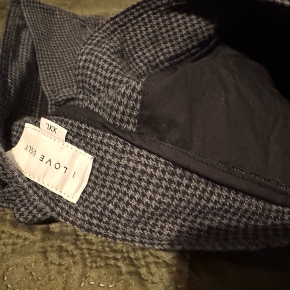 I Love Ugly 
Hounds Tooth Linen Slim Kobe Pants - Picture 1 of 2